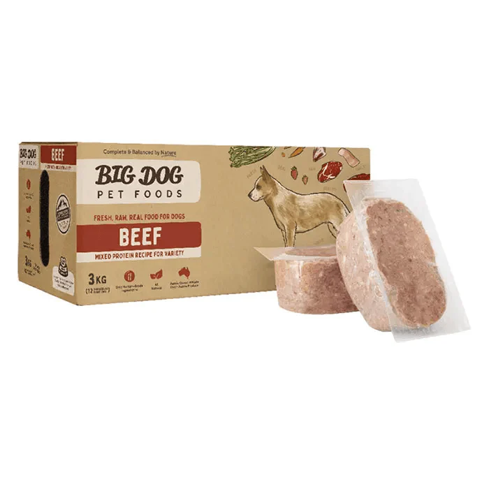 Big Dog Barf Beef Raw Dog Food 3KG - Image 4