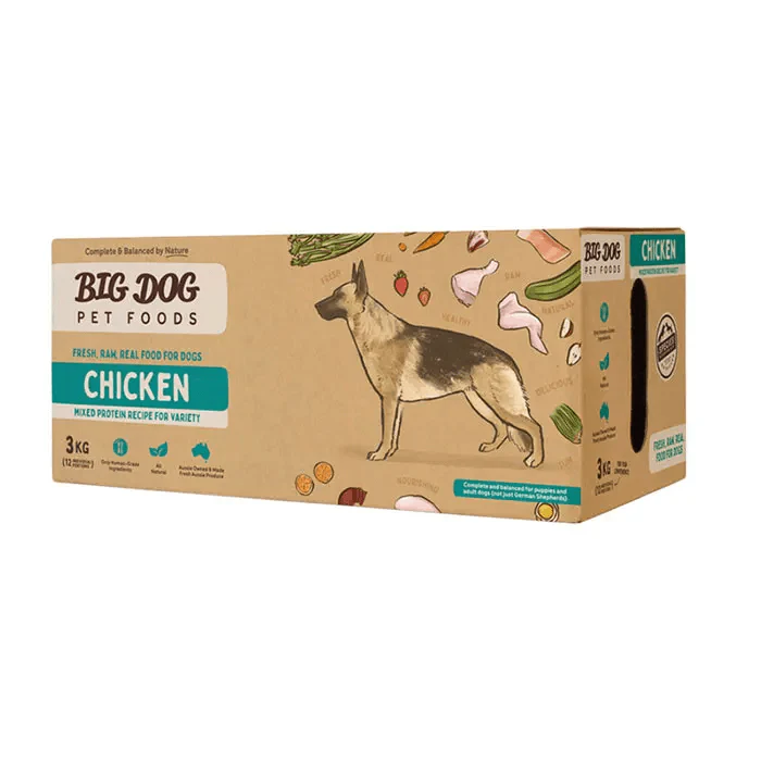 Big Dog Barf Chicken Raw Dog Food 3KG - Image 4
