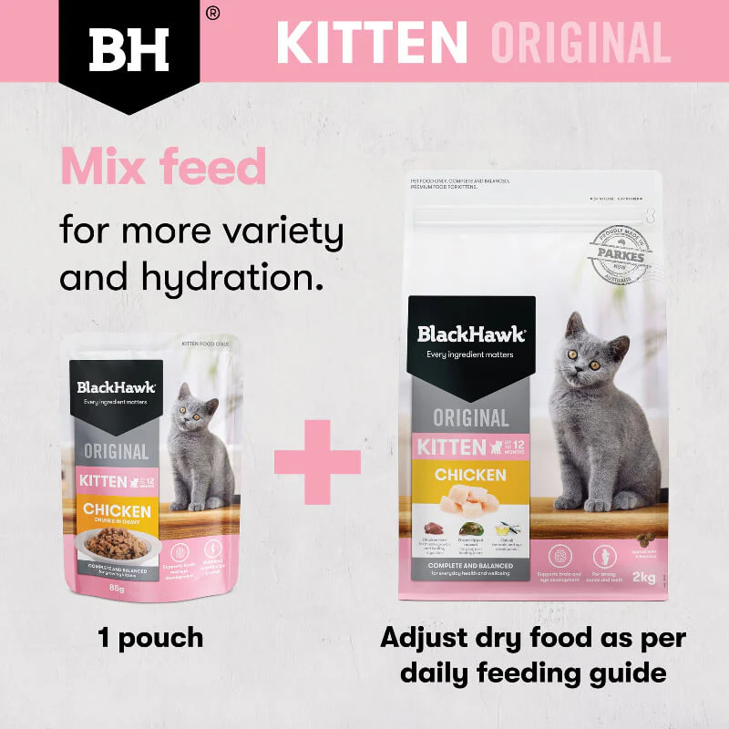 Black Hawk Chicken Kitten Gravy Wet Cat Food - Image 5