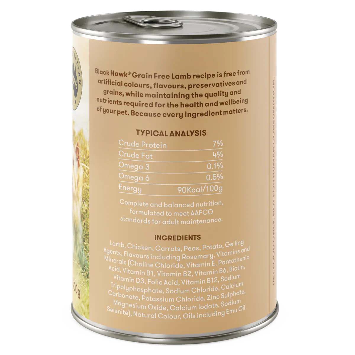Black Hawk Lamb Grain Free Adult Wet Dog Food - Image 3