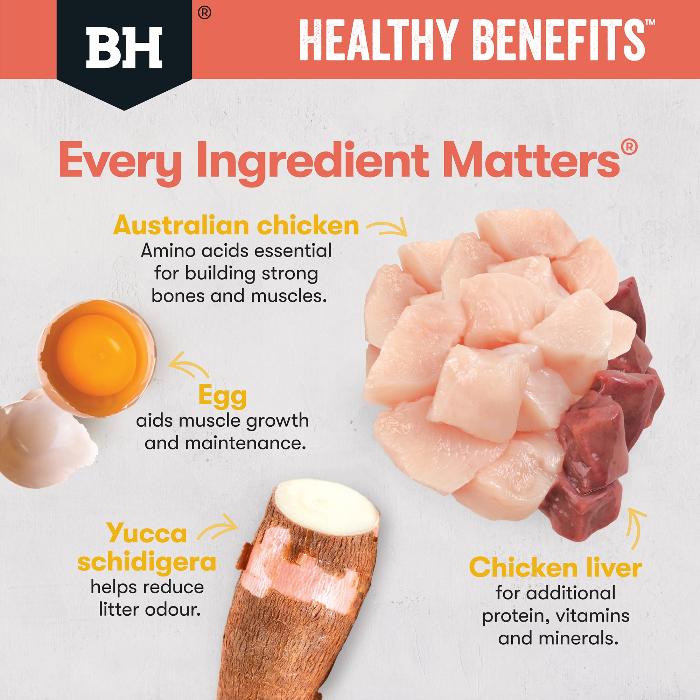 Black Hawk Healthy Benefits Chicken Indoor Adult Dry Cat Food - Image 4