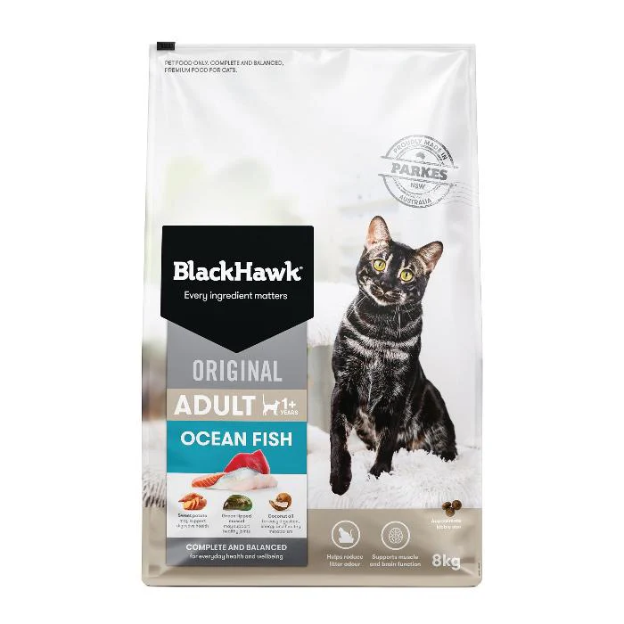 Black Hawk Ocean Fish Original Adult Dry Cat Food - Image 2