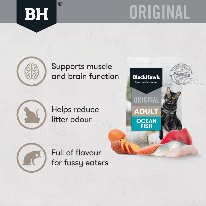 Black Hawk Ocean Fish Original Adult Dry Cat Food - Image 4