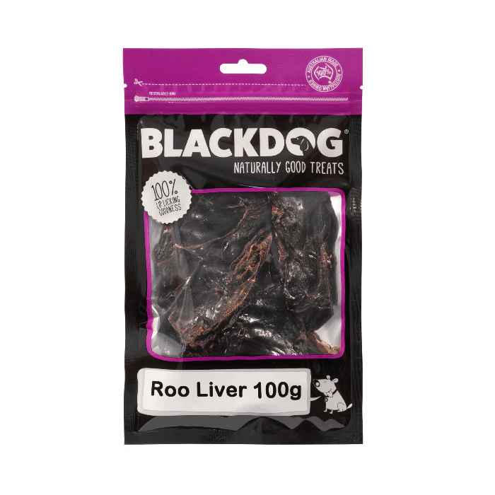 BLACKDOG Dog Treats Kangaroo Liver