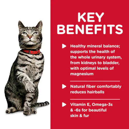 Hill's Science Diet Adult Urinary Hairball Control Chicken Cat Food Pouches 85Gx12 - Image 4