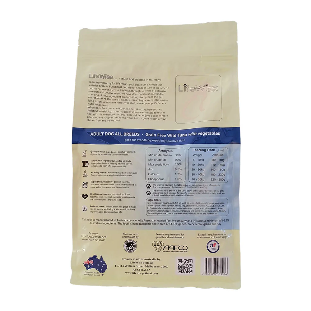 LIFEWISE Grain Free Wild Tuna with vegetables Dry Dog Food - Image 4