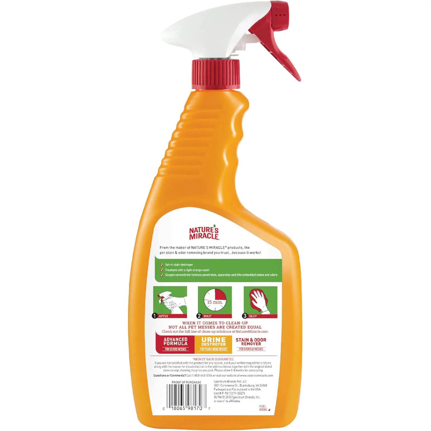 Nature's Miracle Set-In Stain Destroyer for Cats 709ML - Image 2