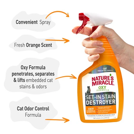 Nature's Miracle Set-In Stain Destroyer for Cats 709ML - Image 3