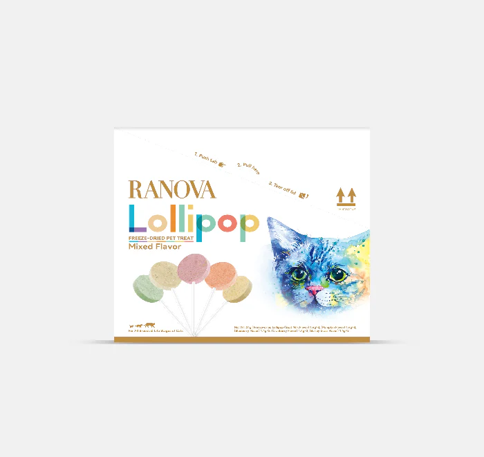 RANOVA Freeze - Dried Lollipop Mixed Flavor Cat Treats 15PCS - Image 3