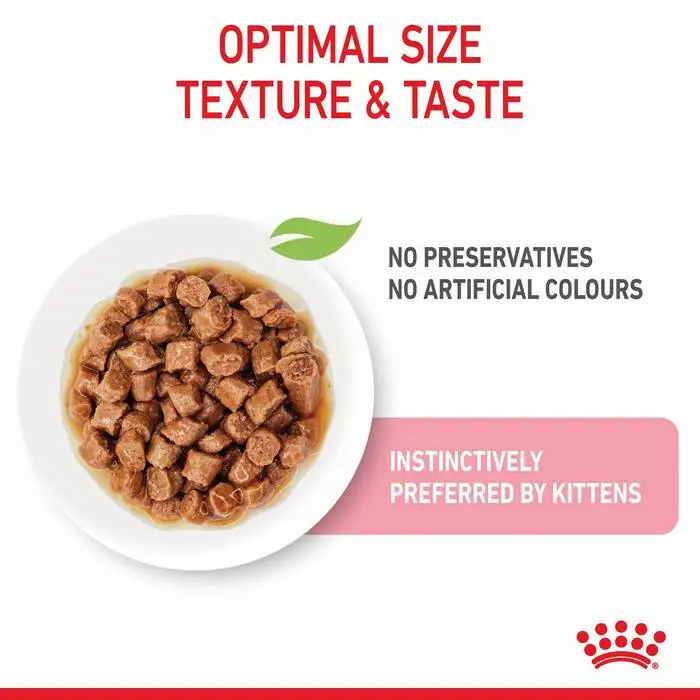 ROYAL CANIN Kitten Instinctive Gravy Wet Cat Food Pouches 85Gx12 - Image 4