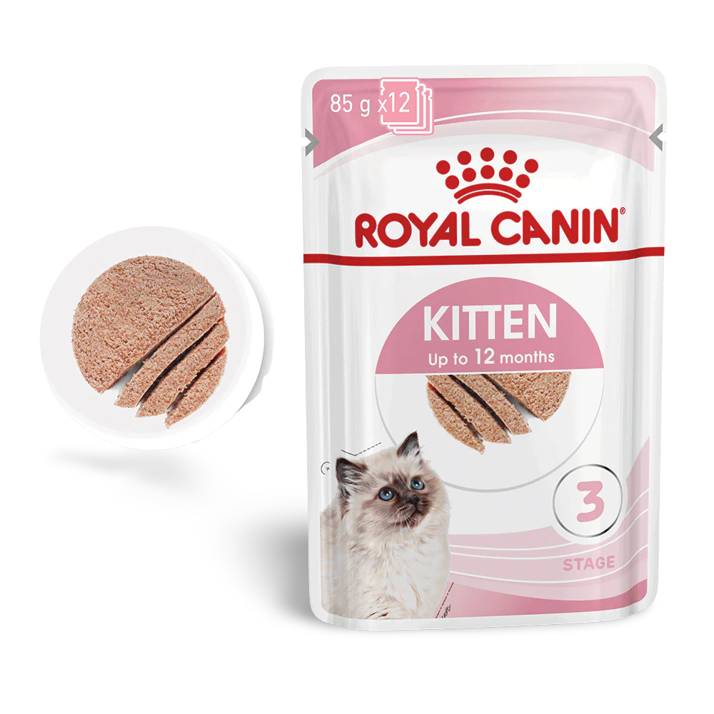 ROYAL CANIN Kitten Instinctive Loaf Wet Cat Food Pouches 85Gx12 - Image 2