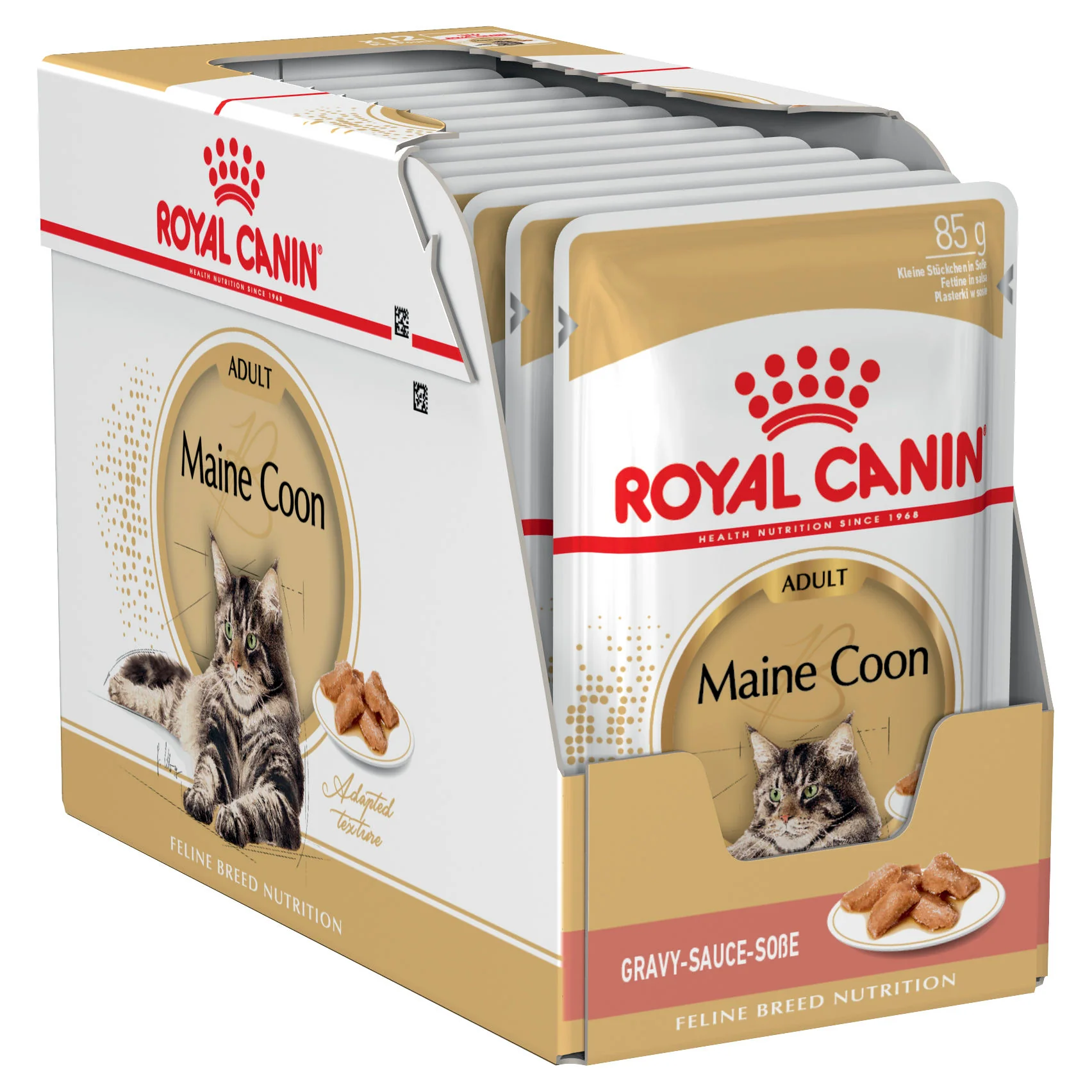 ROYAL CANIN Maine Coon Gravy Wet Cat Food Pouches