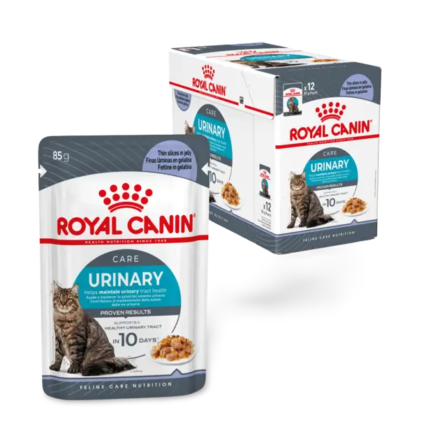 Royal Canin Urinary Care Jelly Wet Cat Food Pouches - Image 2