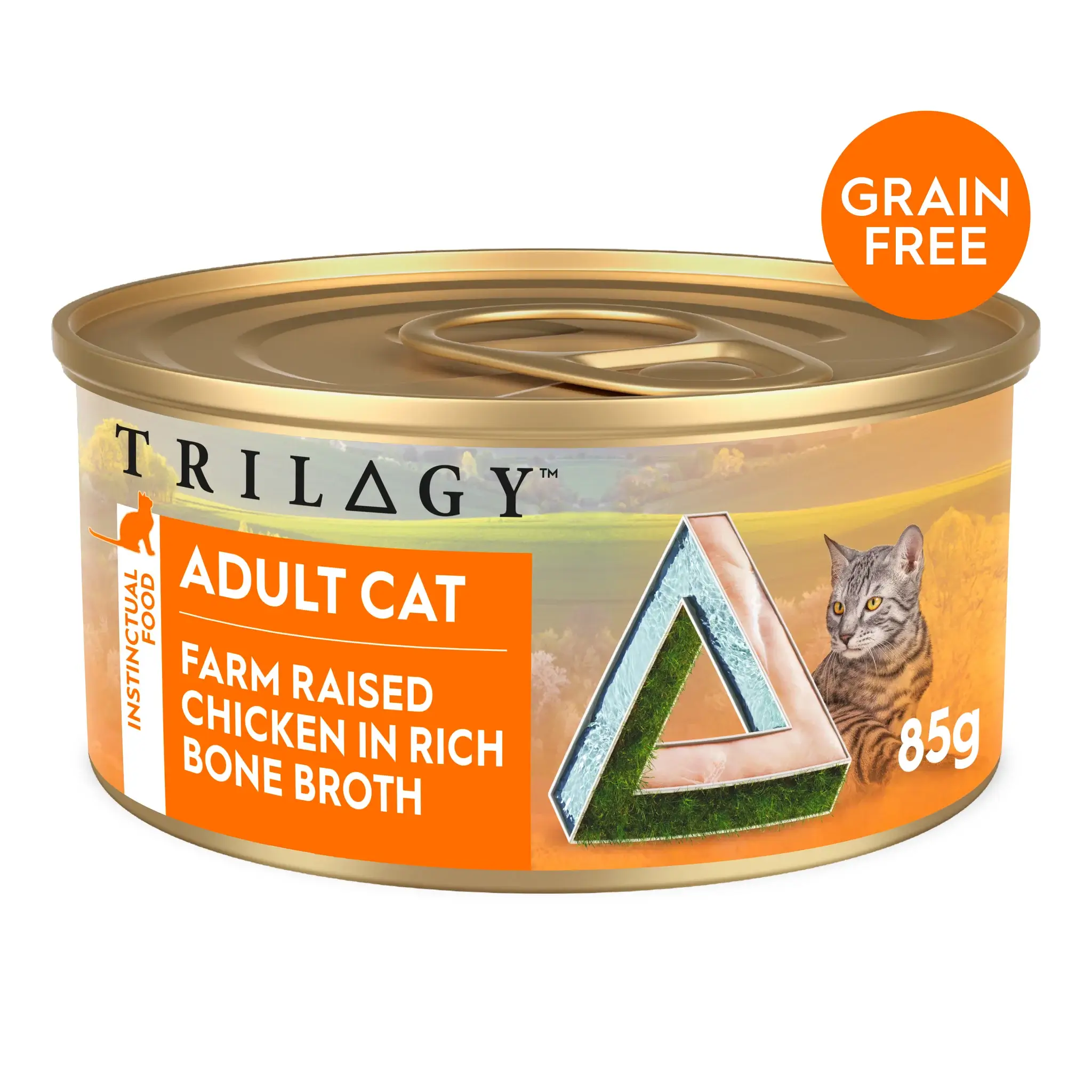 TRILOGY Adult Chicken In Bone Broth Wet Cat Food 85G
