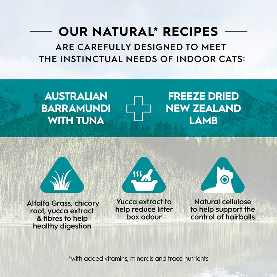 TRILOGY Barramundi, Tuna & Freeze Dried Lamb Adult Dry Cat Food - Image 4