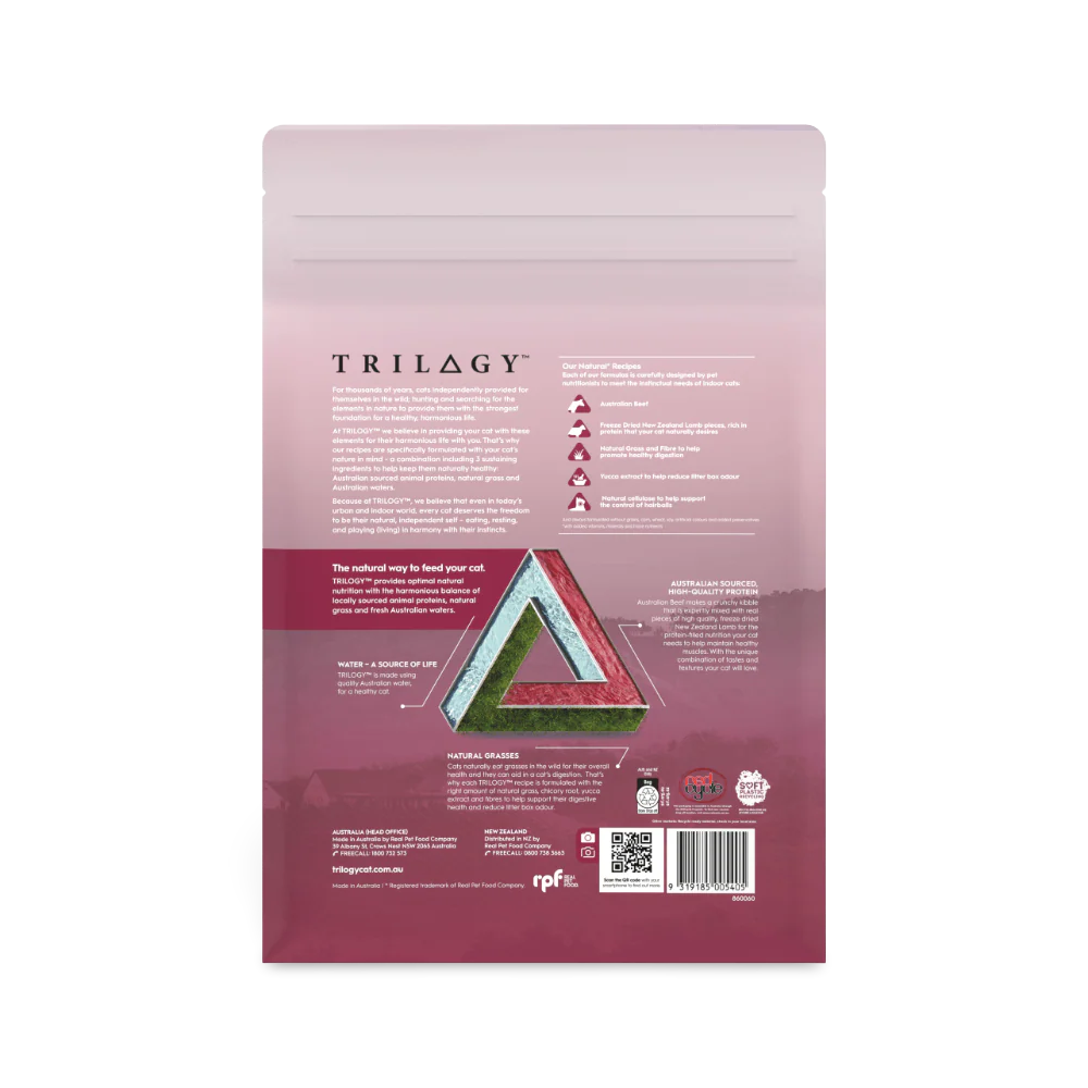 TRILOGY Beef & Freeze Dried Lamb Adult Dry Cat Food - Image 2